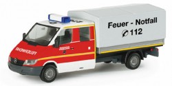 Mercedes Benz Sprinter Doka Pritsche/Plane Feuerwehr Düsseldorf