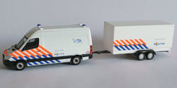 Mercedes Benz Sprinter Politie mit Anhänger